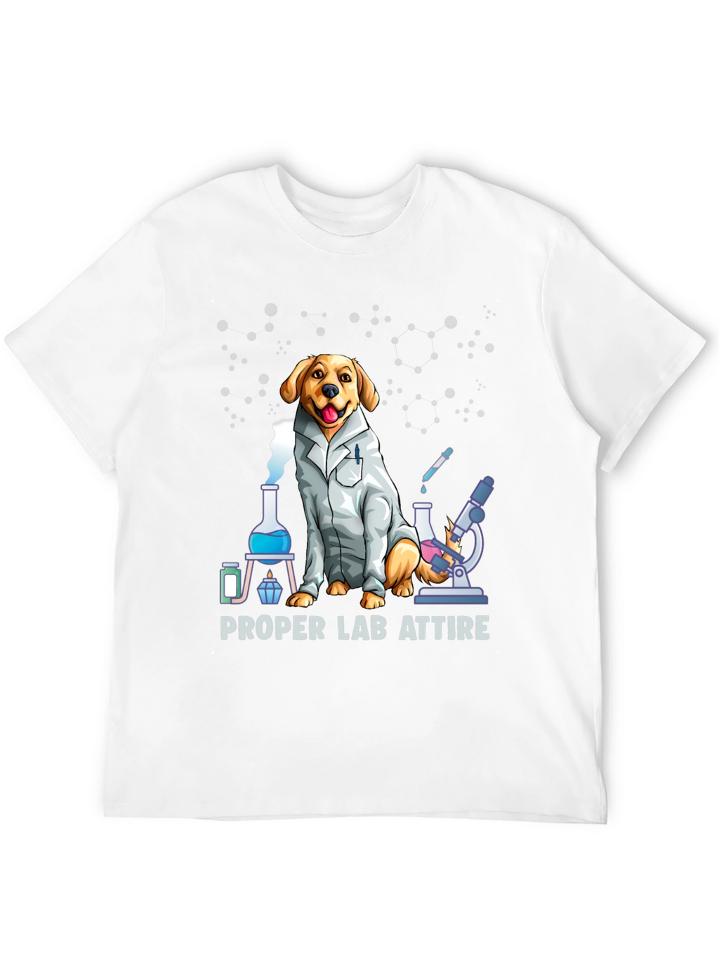 Funny Dog Lab Attire T-Shirt