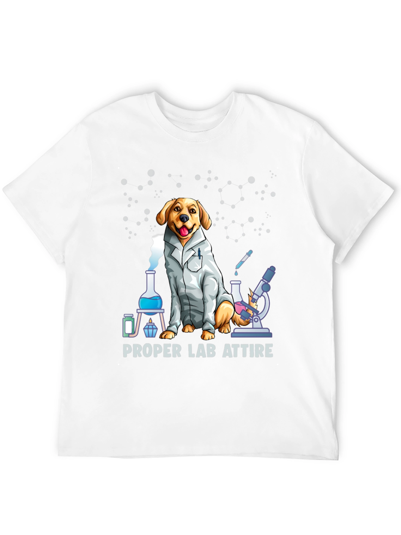 Funny Dog Lab Attire T-Shirt