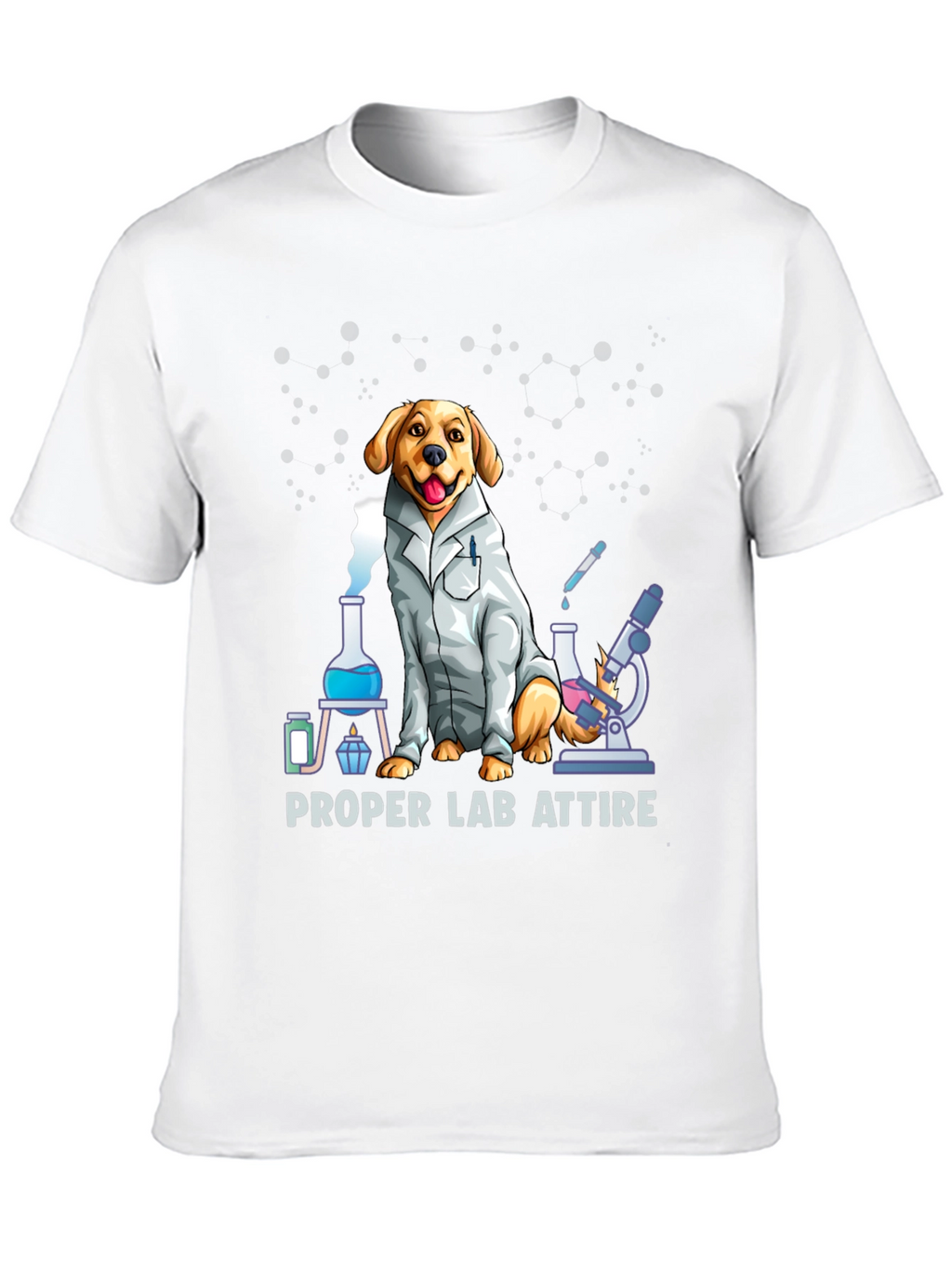 Funny Dog Lab Attire T-Shirt