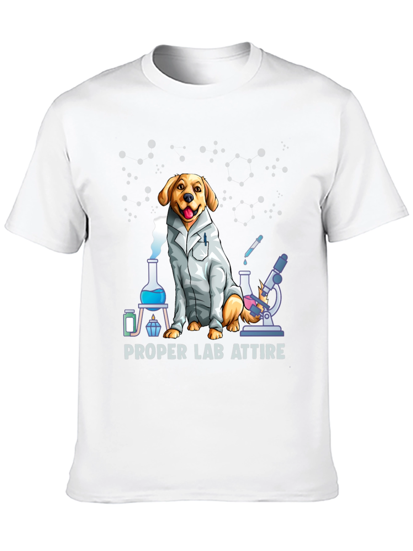 Funny Dog Lab Attire T-Shirt