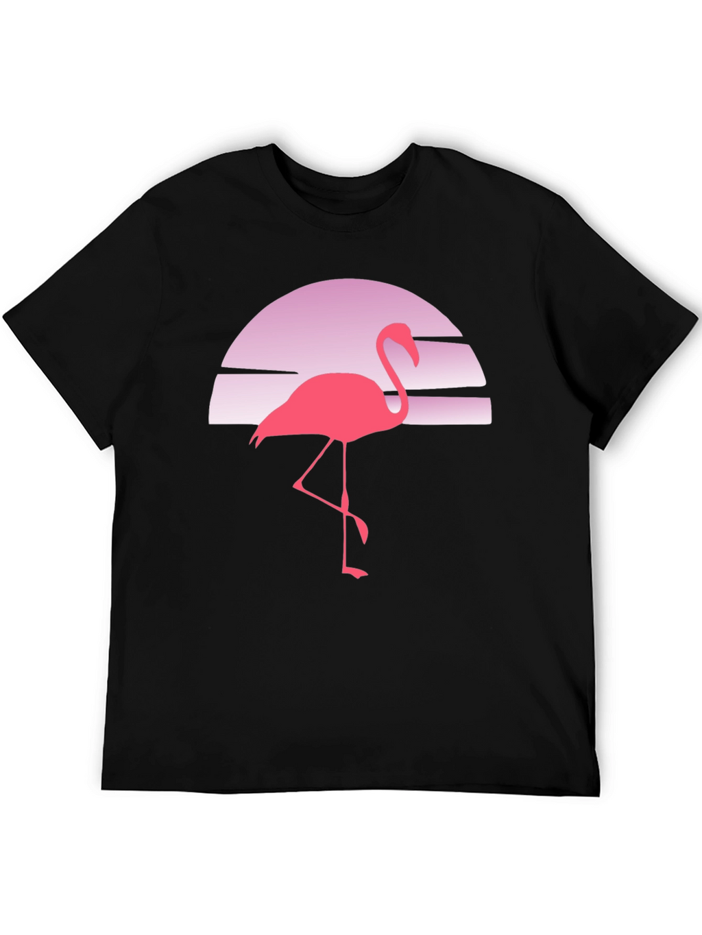 Retro Flamingo Sunset Graphic Tee