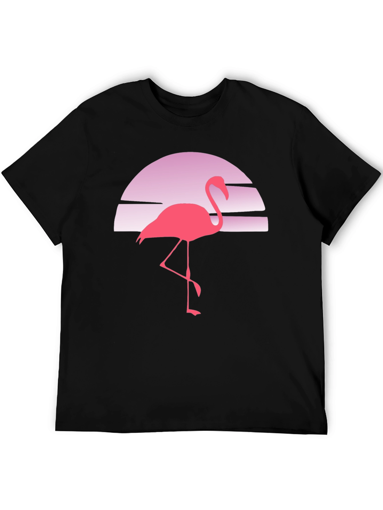Retro Flamingo Sunset Graphic Tee