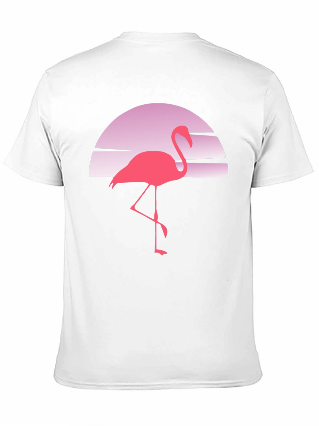 Retro Flamingo Sunset Graphic Tee