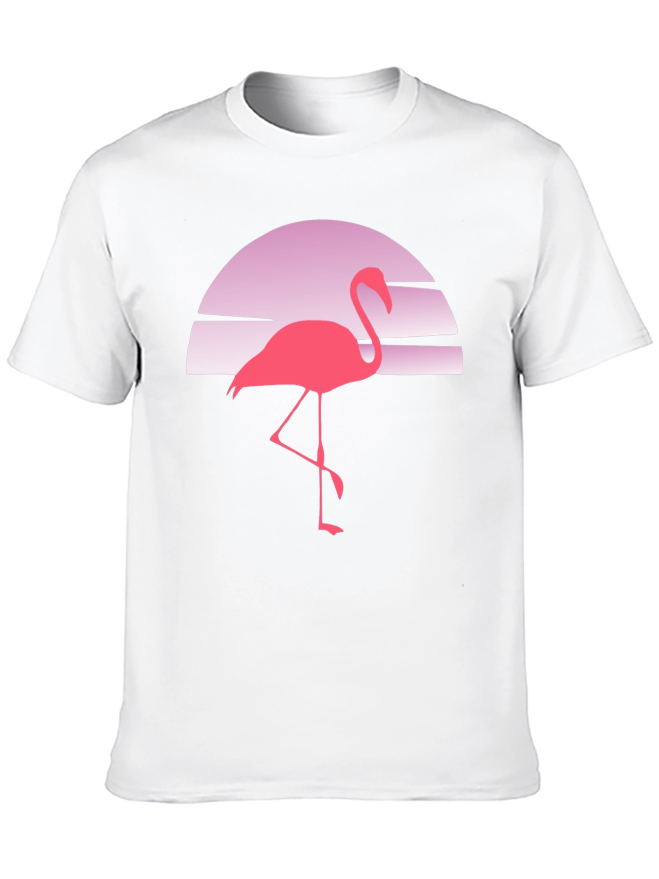 Retro Flamingo Sunset Graphic Tee