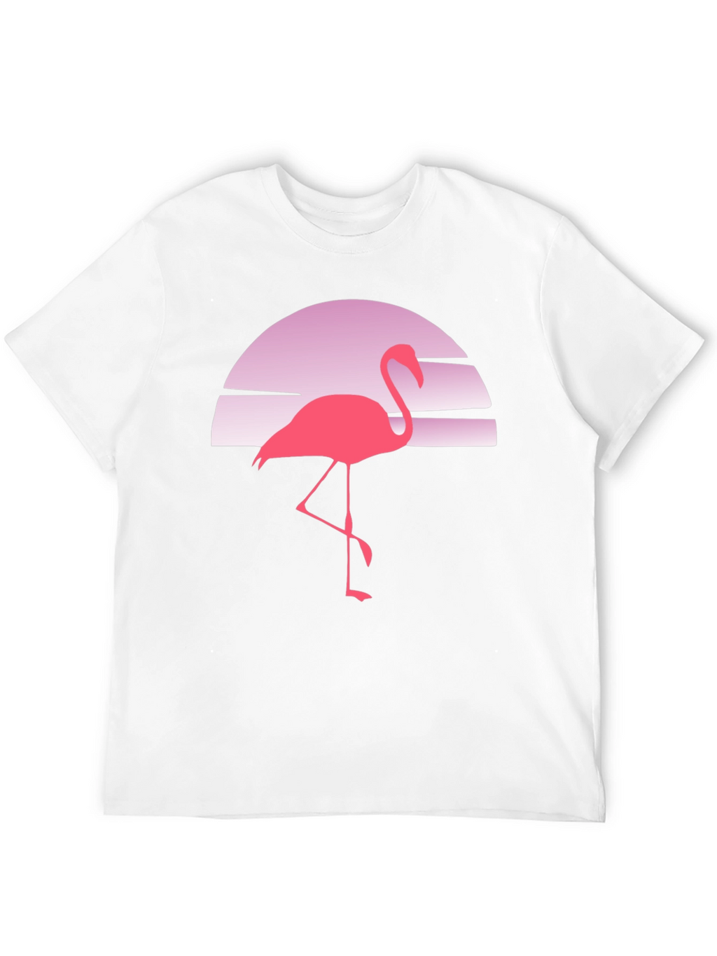 Retro Flamingo Sunset Graphic Tee