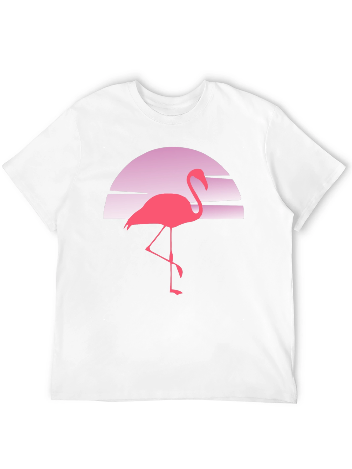 Retro Flamingo Sunset Graphic Tee