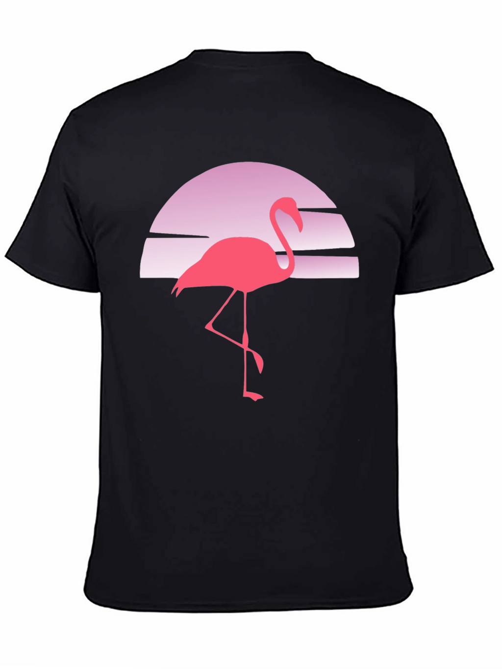 Retro Flamingo Sunset Graphic Tee