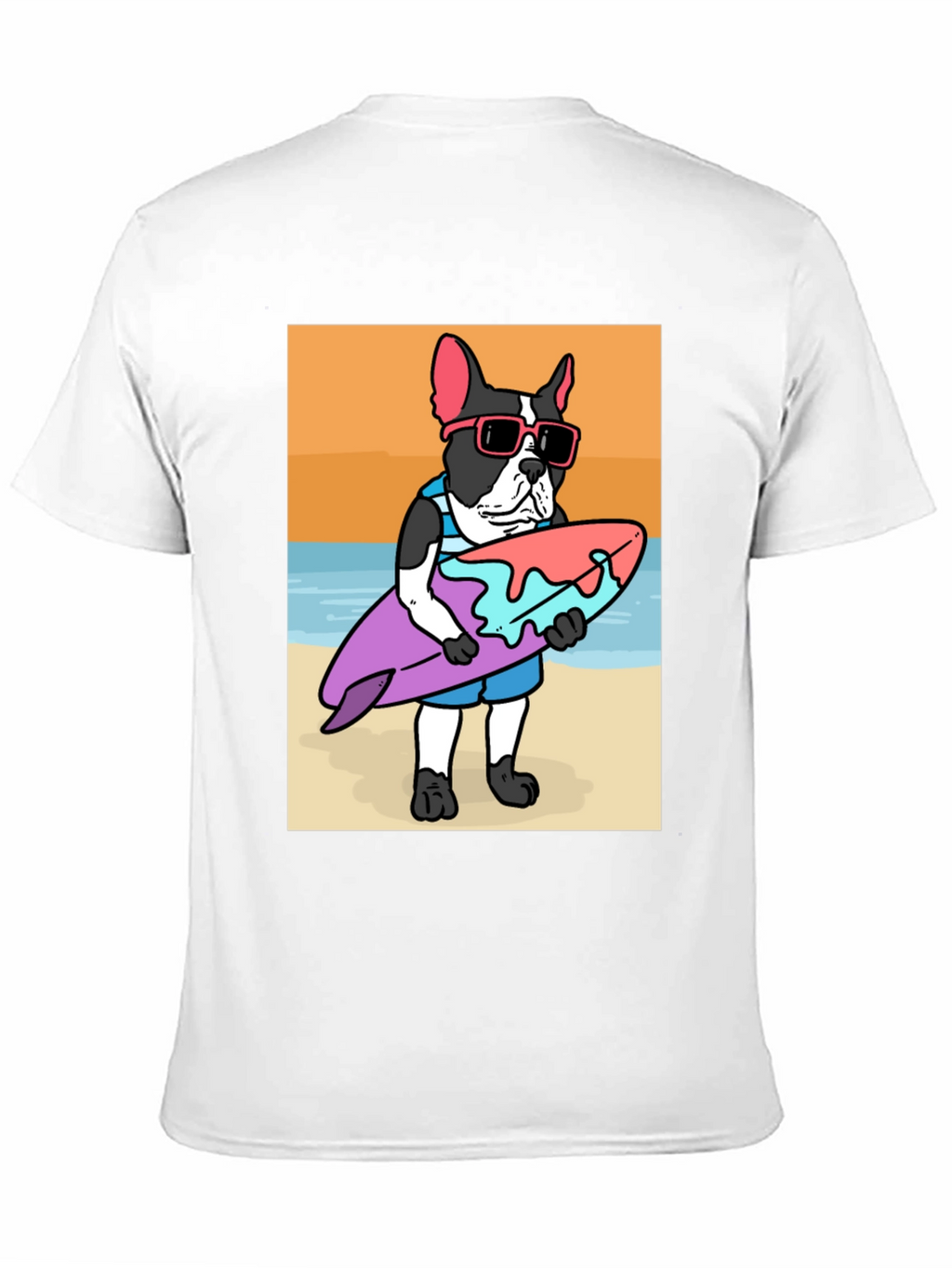 Surfing Dog Graphic Tee
