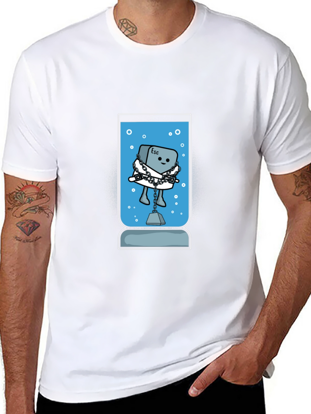 Escape Key Snow Globe Graphic Tee
