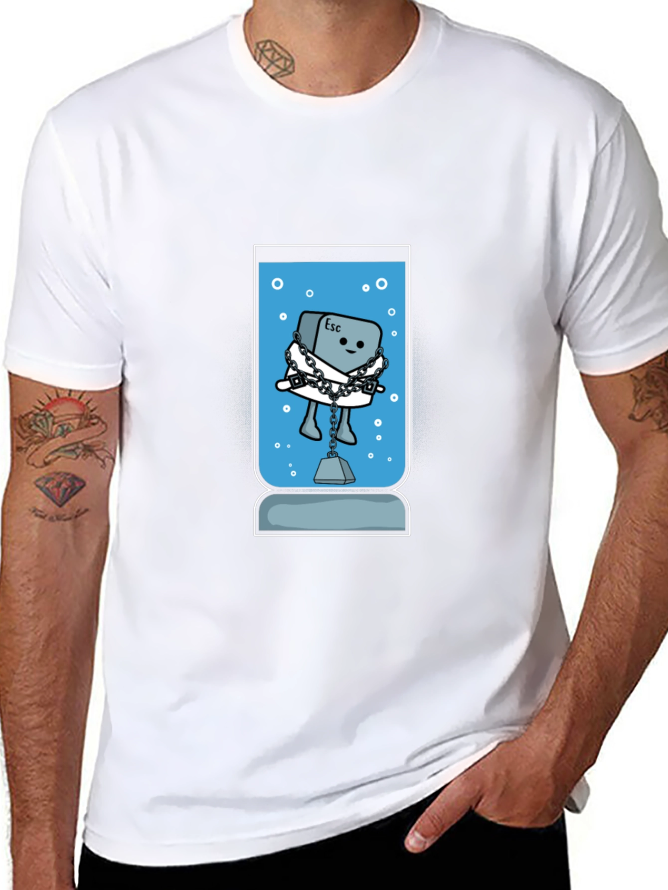 Escape Key Snow Globe Graphic Tee