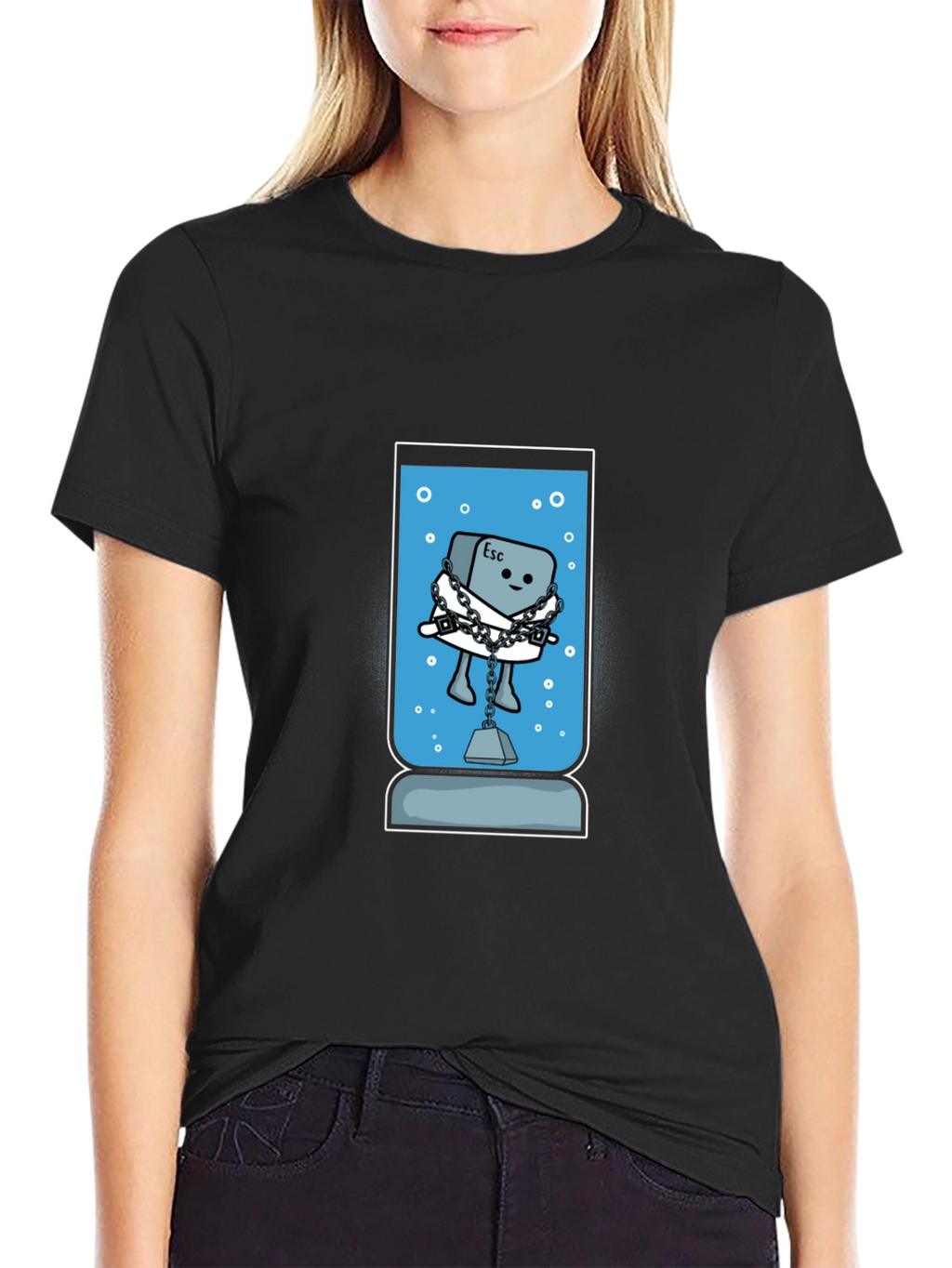 Escape Key Snow Globe Graphic Tee