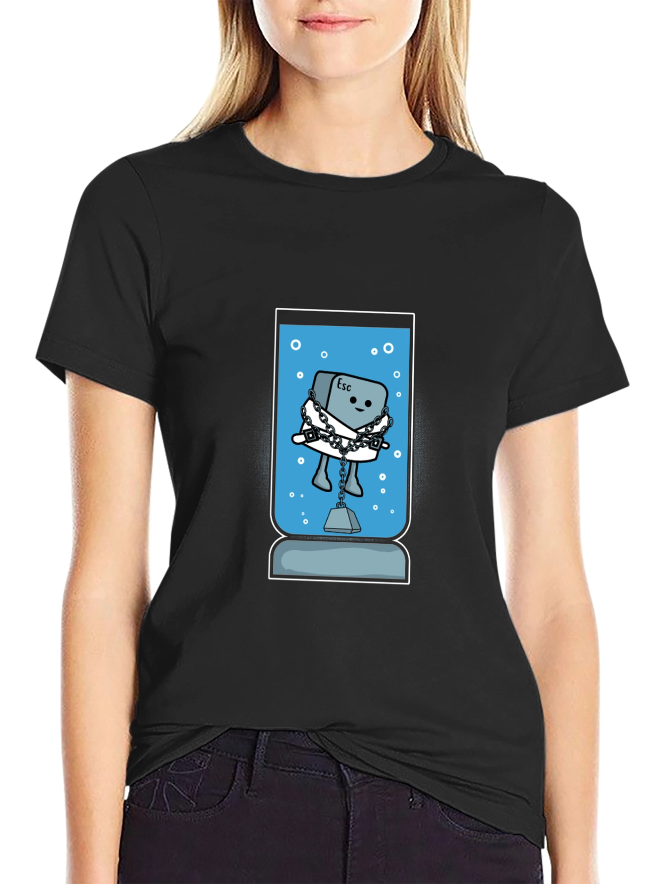 Escape Key Snow Globe Graphic Tee