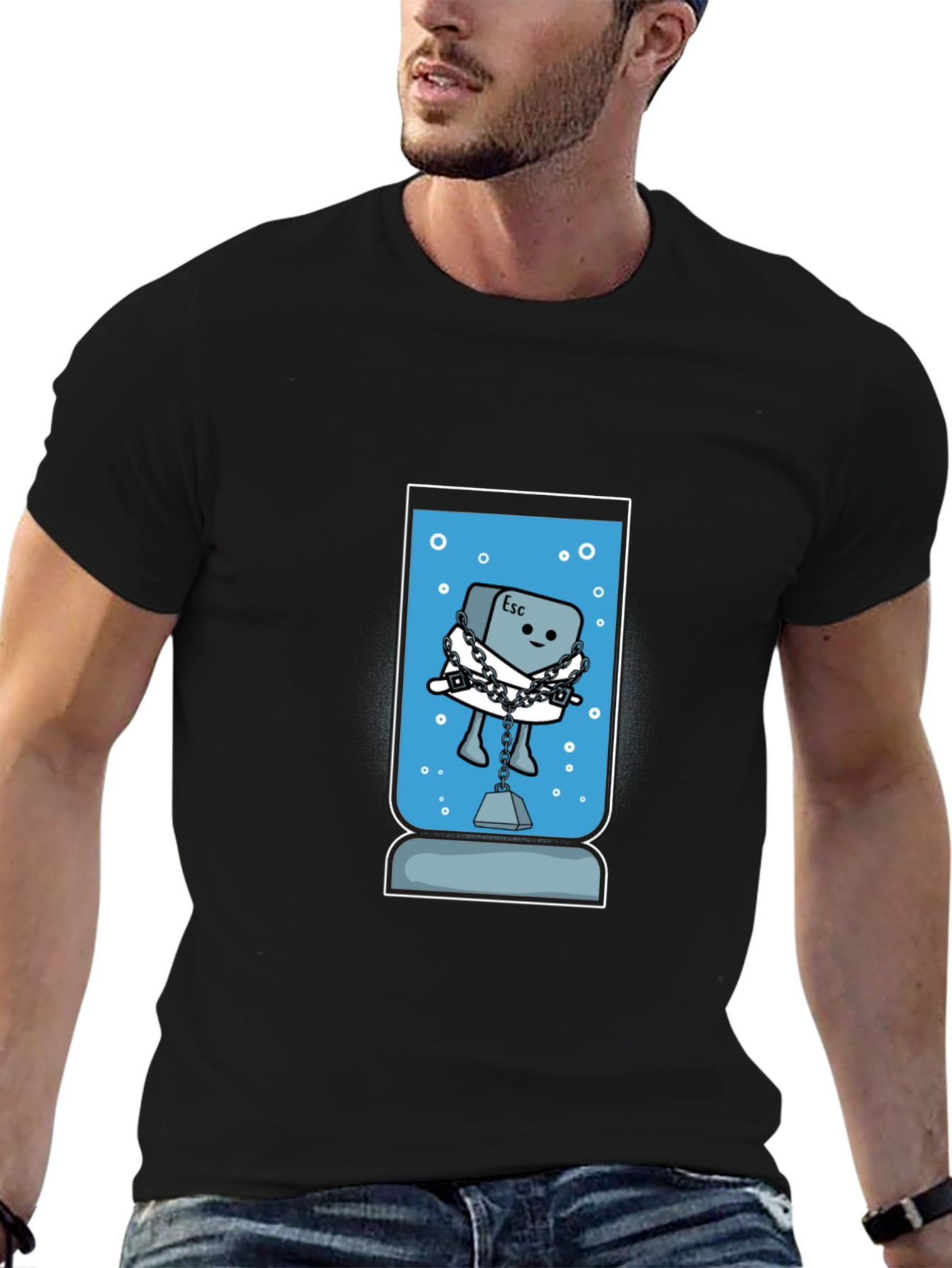Escape Key Snow Globe Graphic Tee