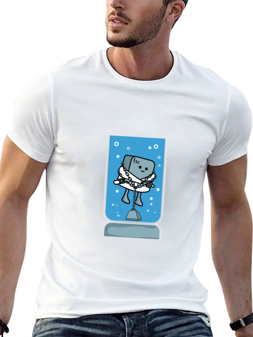 Escape Key Snow Globe Graphic Tee