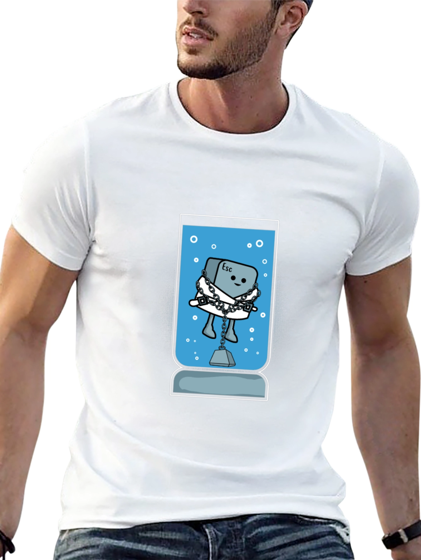 Escape Key Snow Globe Graphic Tee