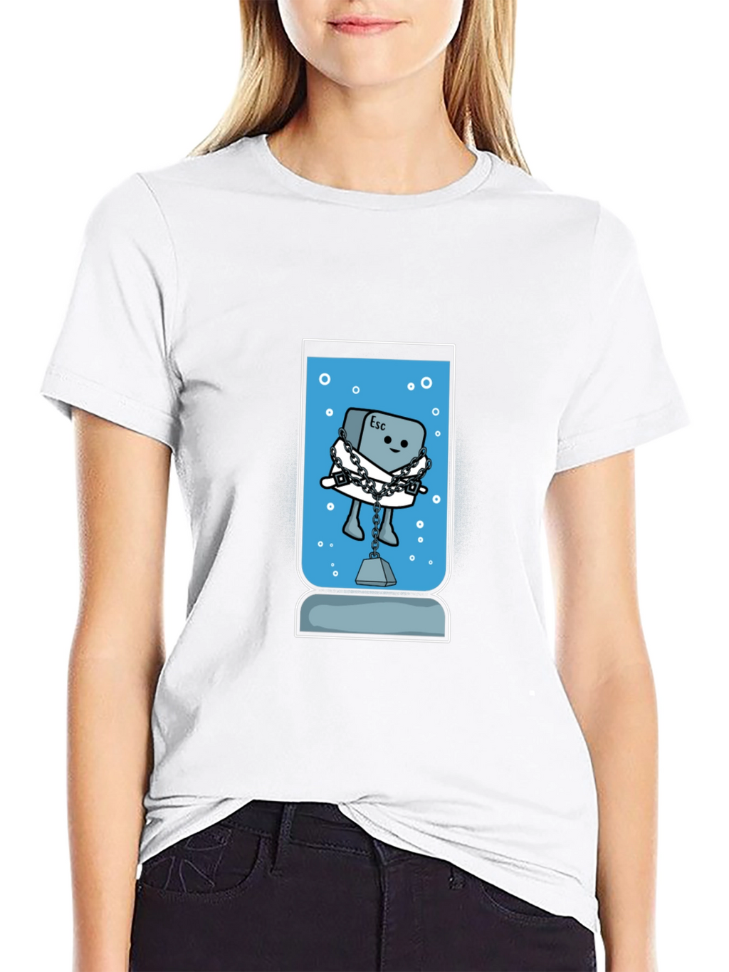 Escape Key Snow Globe Graphic Tee