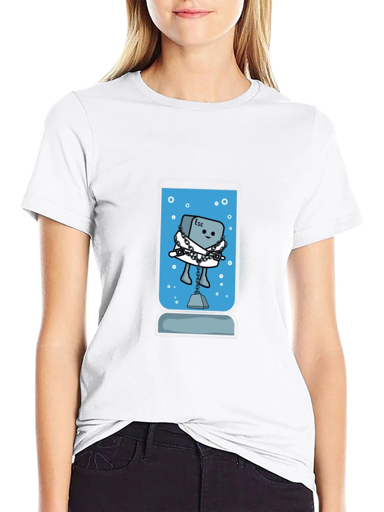 Escape Key Snow Globe Graphic Tee