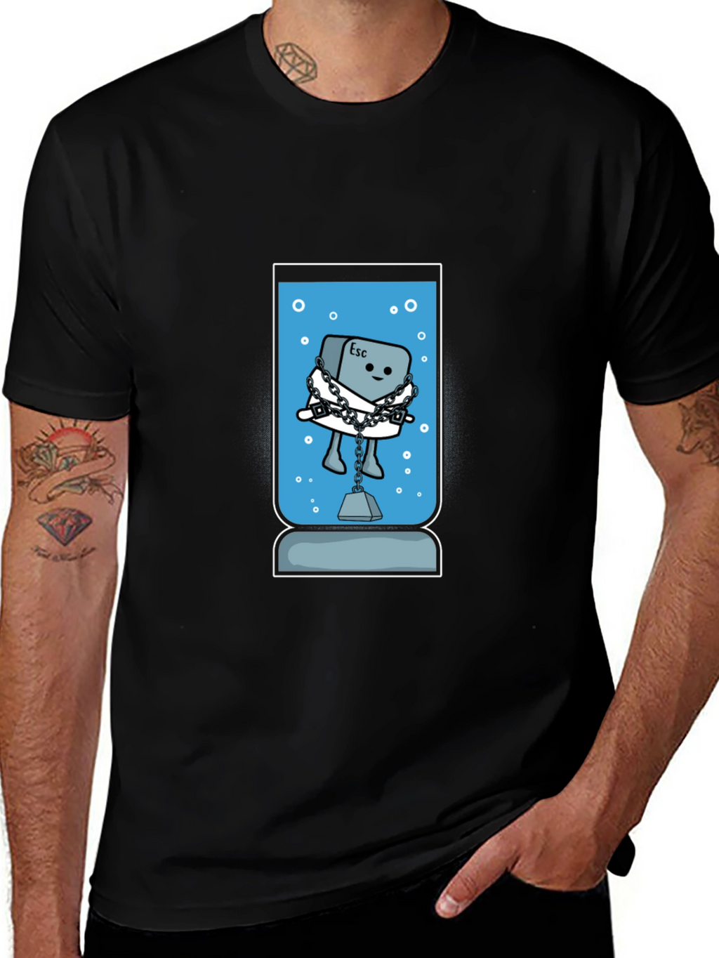 Escape Key Snow Globe Graphic Tee