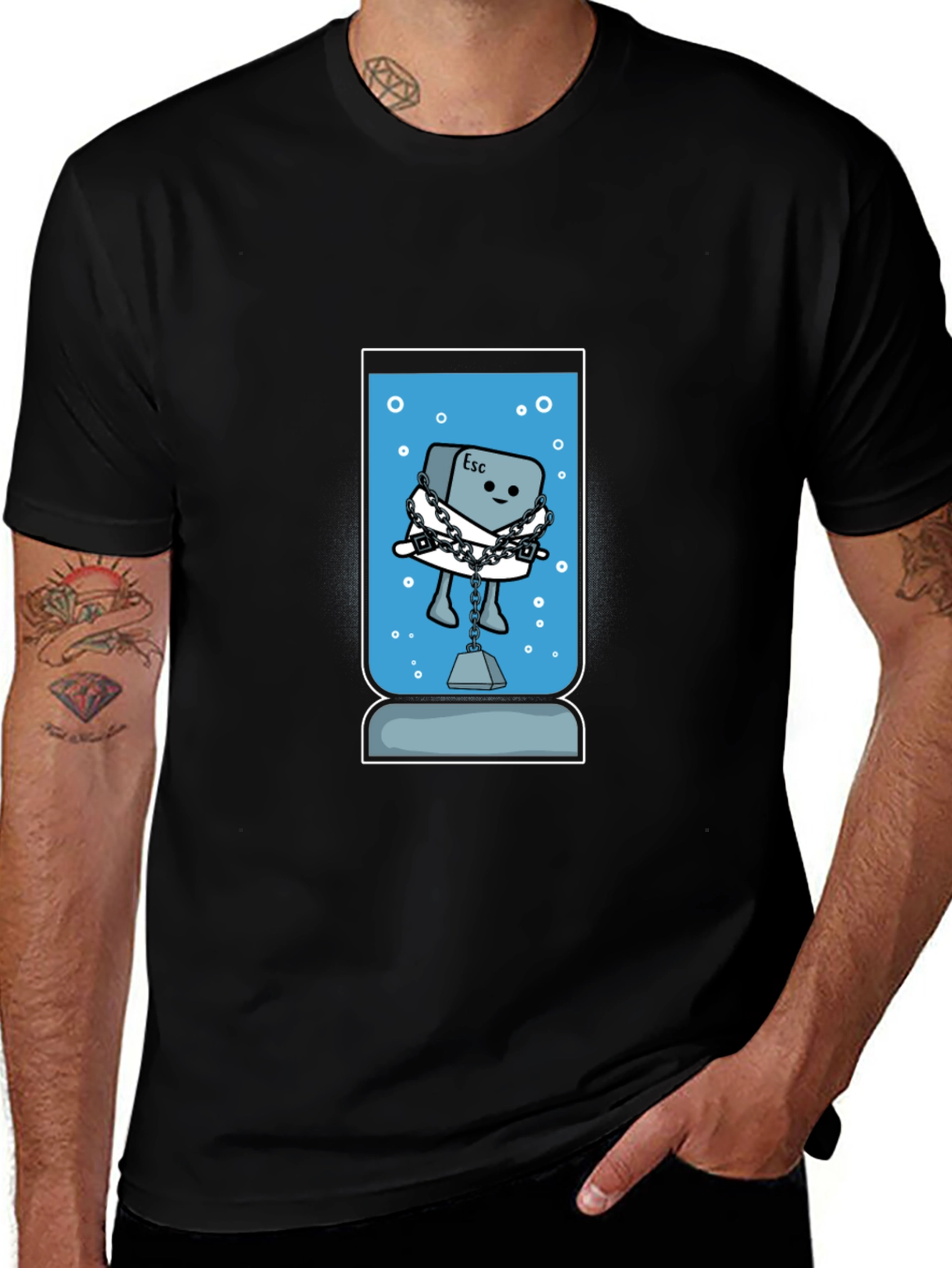 Escape Key Snow Globe Graphic Tee