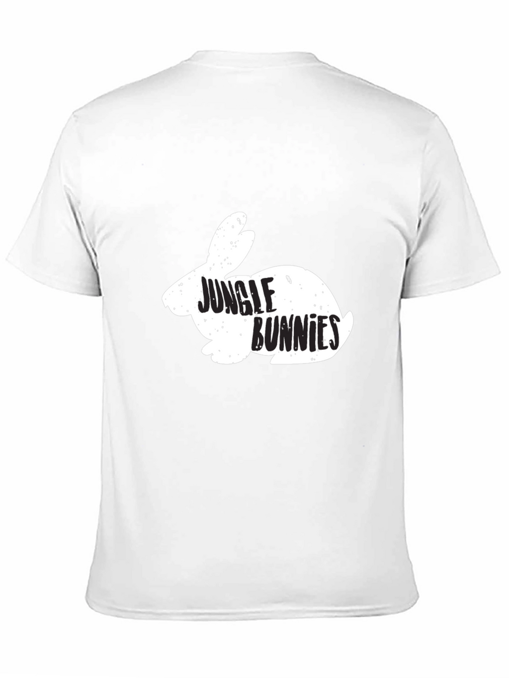 Jungle Bunnies Graphic Tee - Black Cotton T-Shirt