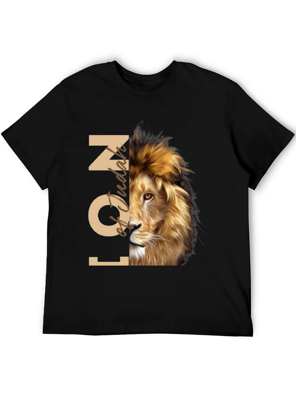 Lion Icon Graphic Tee - Stylish Mens T-Shirt