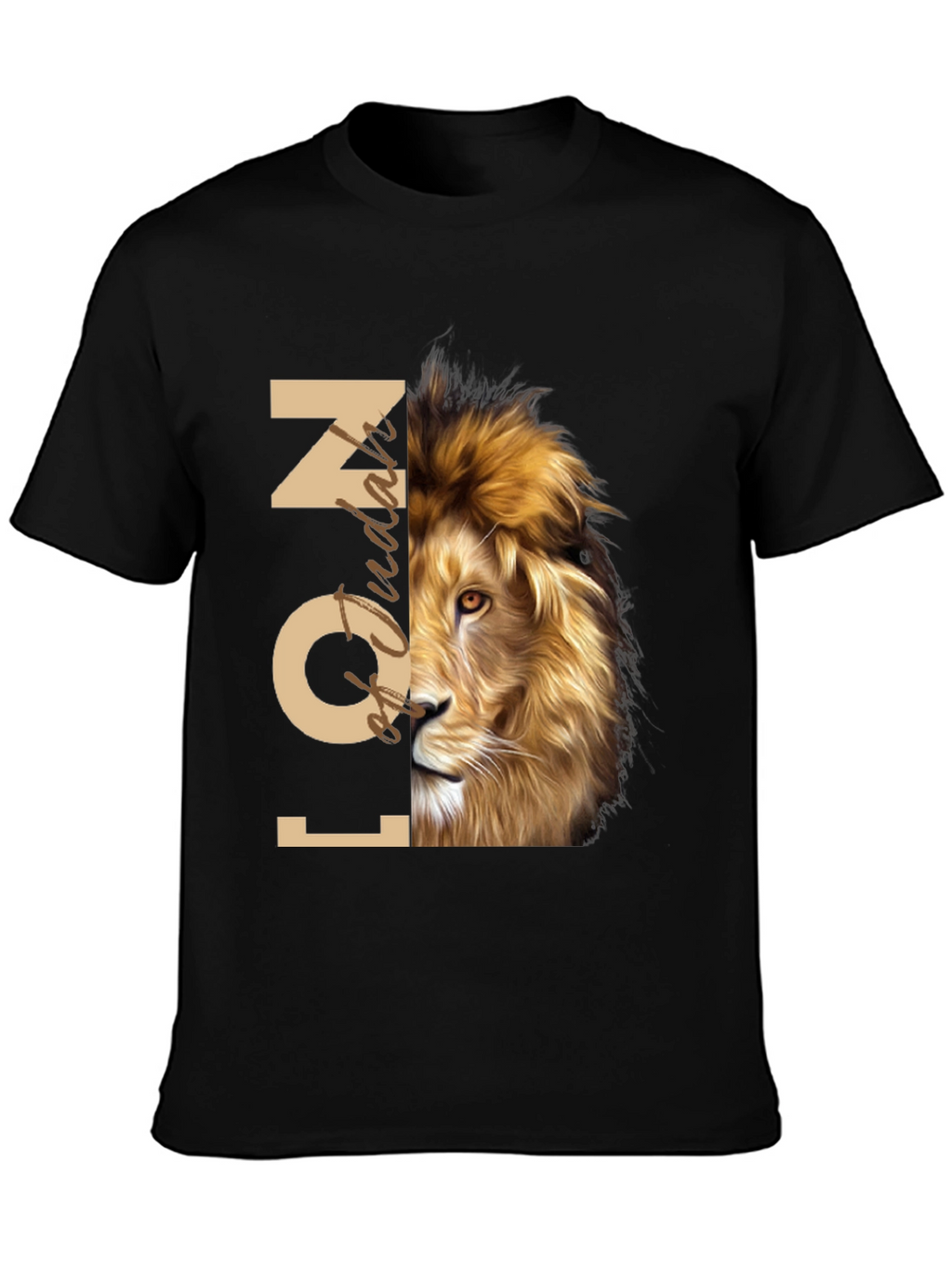 Lion Icon Graphic Tee - Stylish Mens T-Shirt