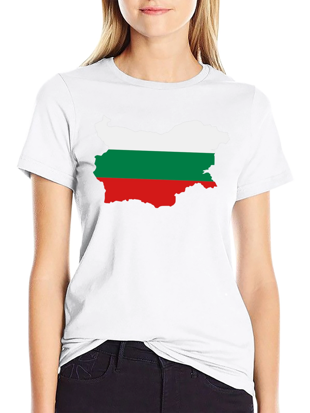 Bulgaria Flag T-Shirt - Black Cotton Tee