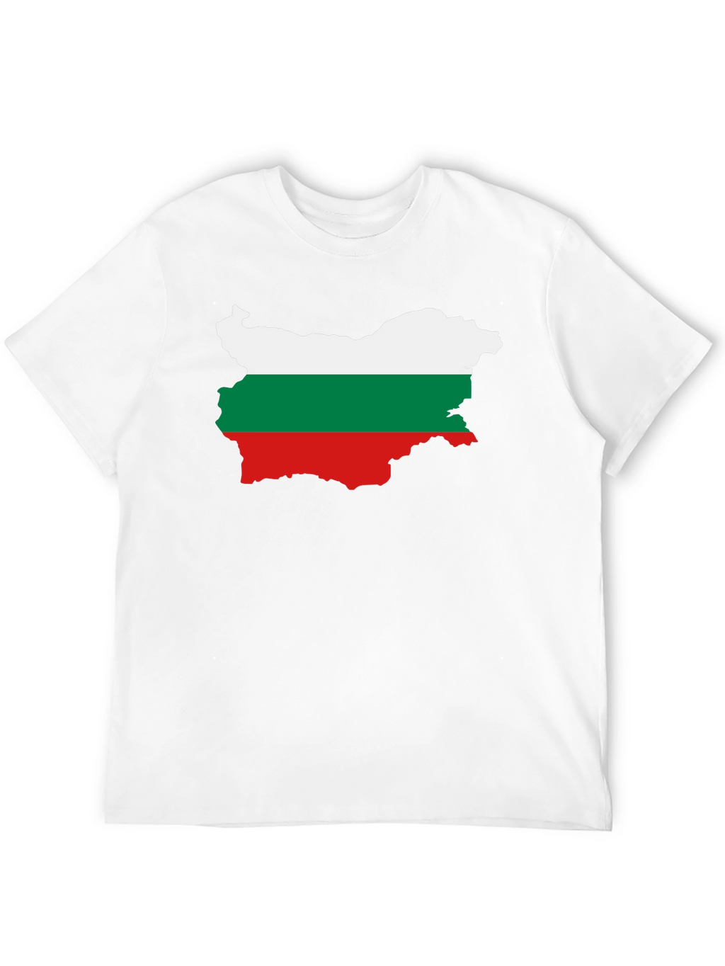 Bulgaria Flag T-Shirt - Black Cotton Tee