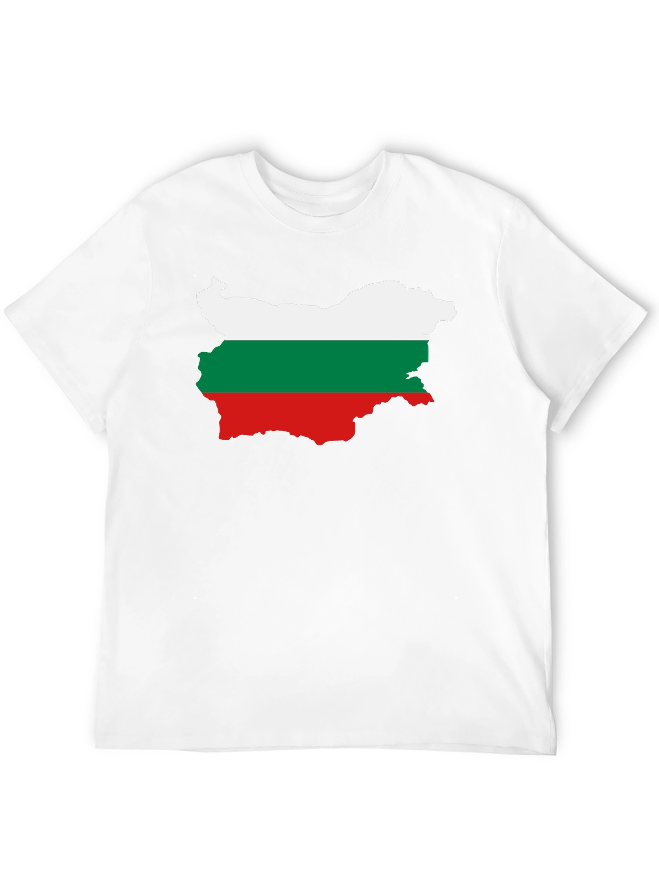 Bulgaria Flag T-Shirt - Black Cotton Tee