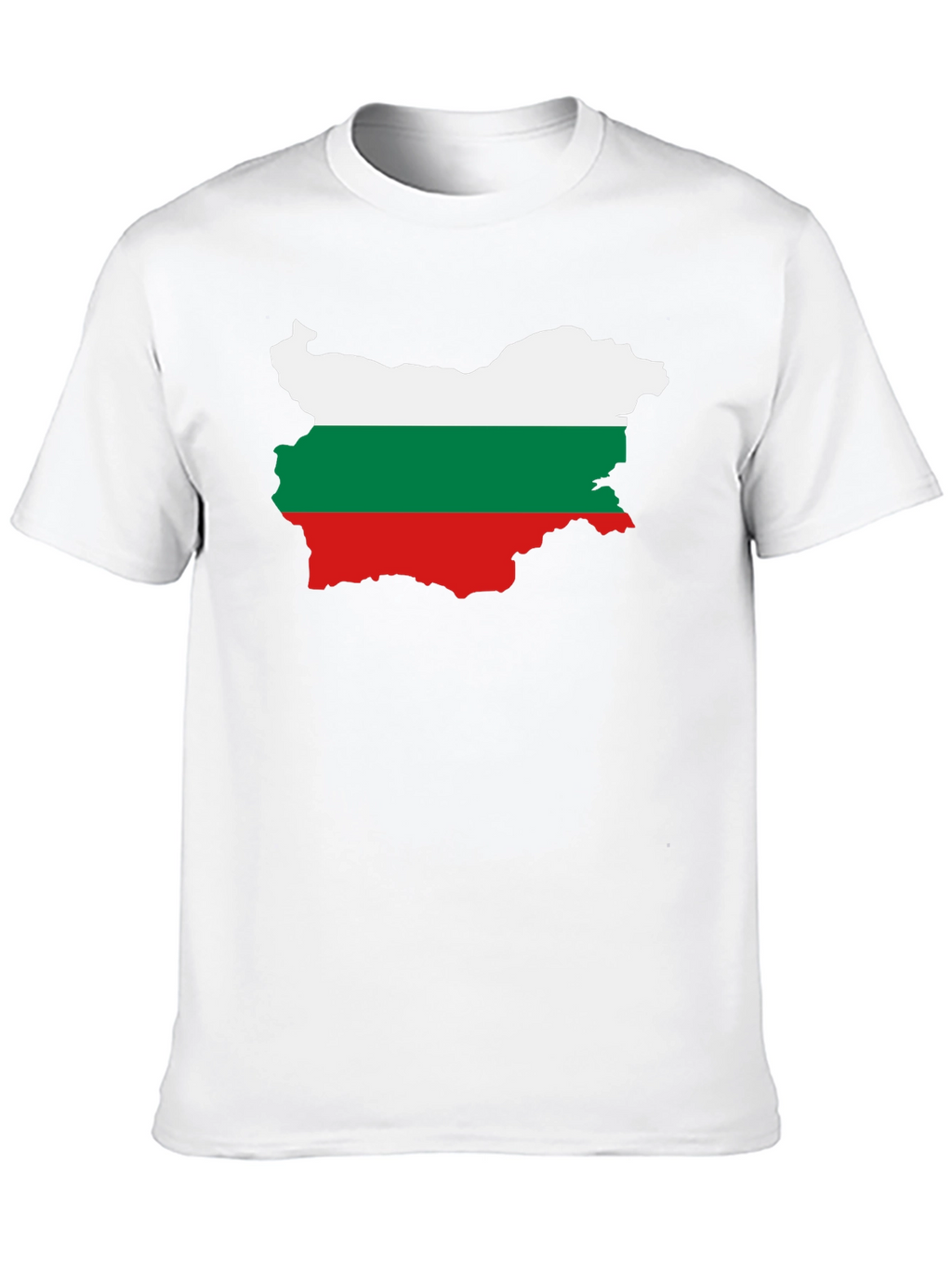 Bulgaria Flag T-Shirt - Black Cotton Tee