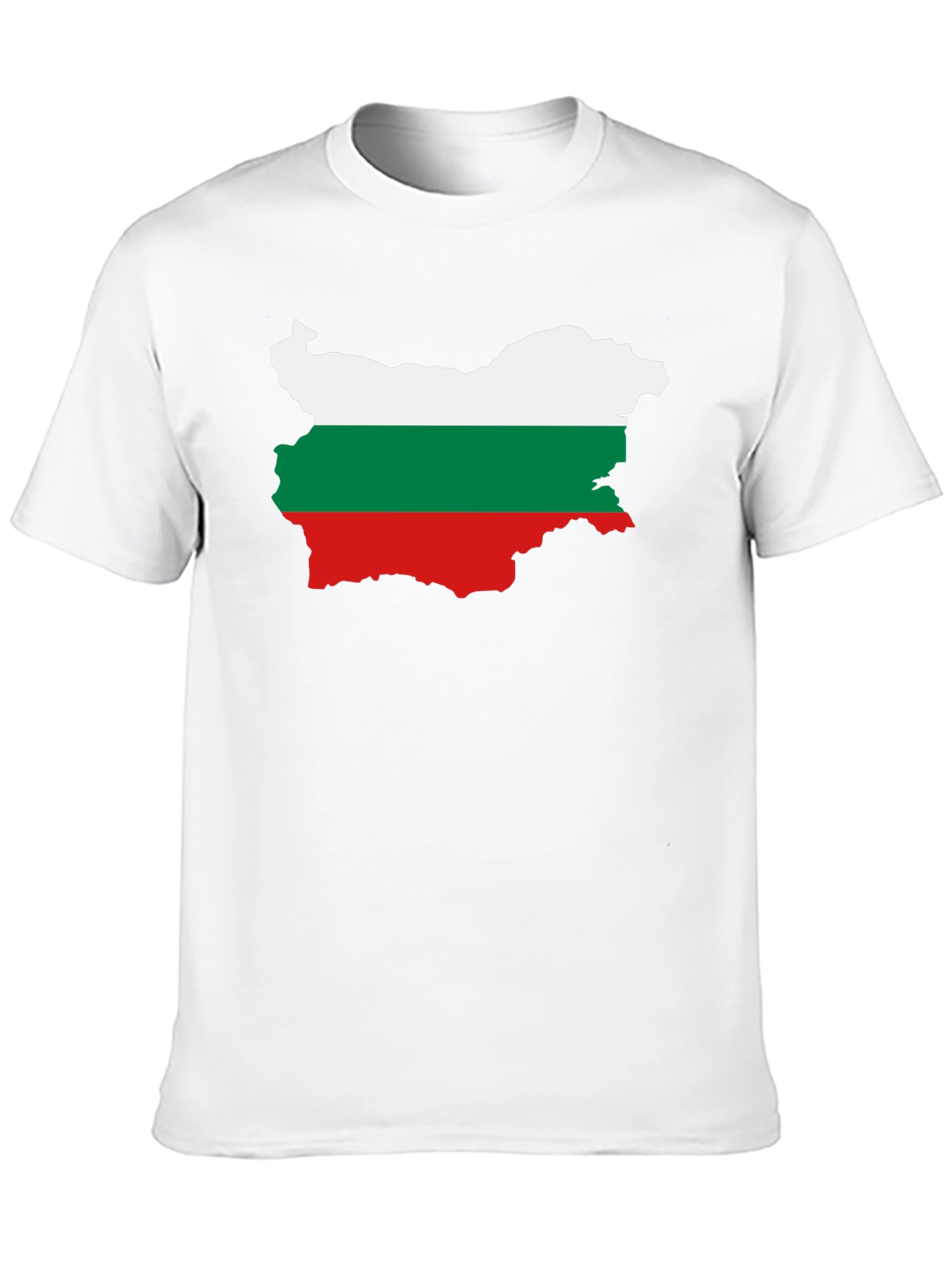 Bulgaria Flag T-Shirt - Black Cotton Tee