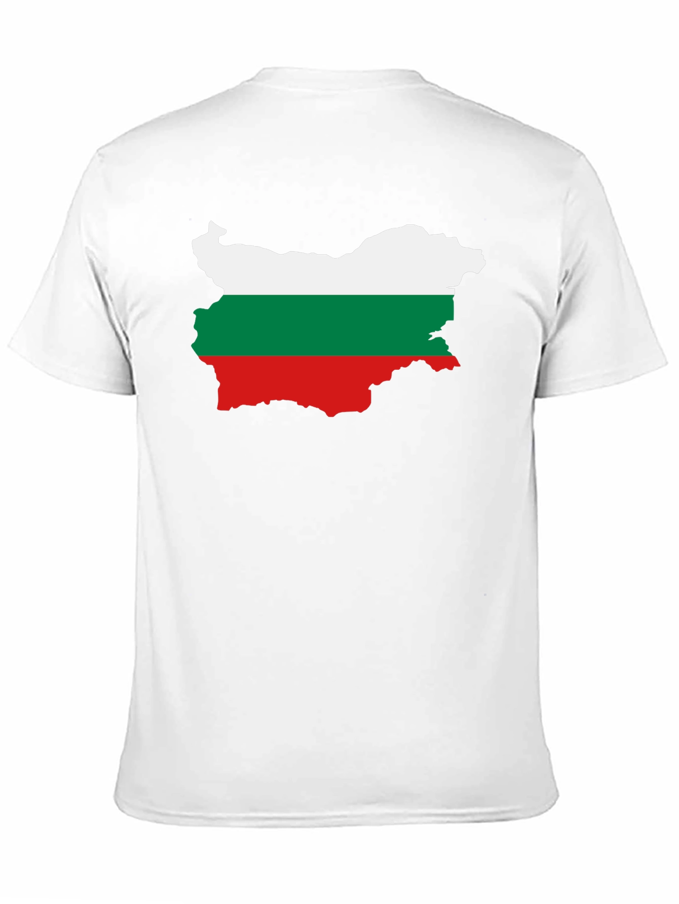 Bulgaria Flag T-Shirt - Black Cotton Tee