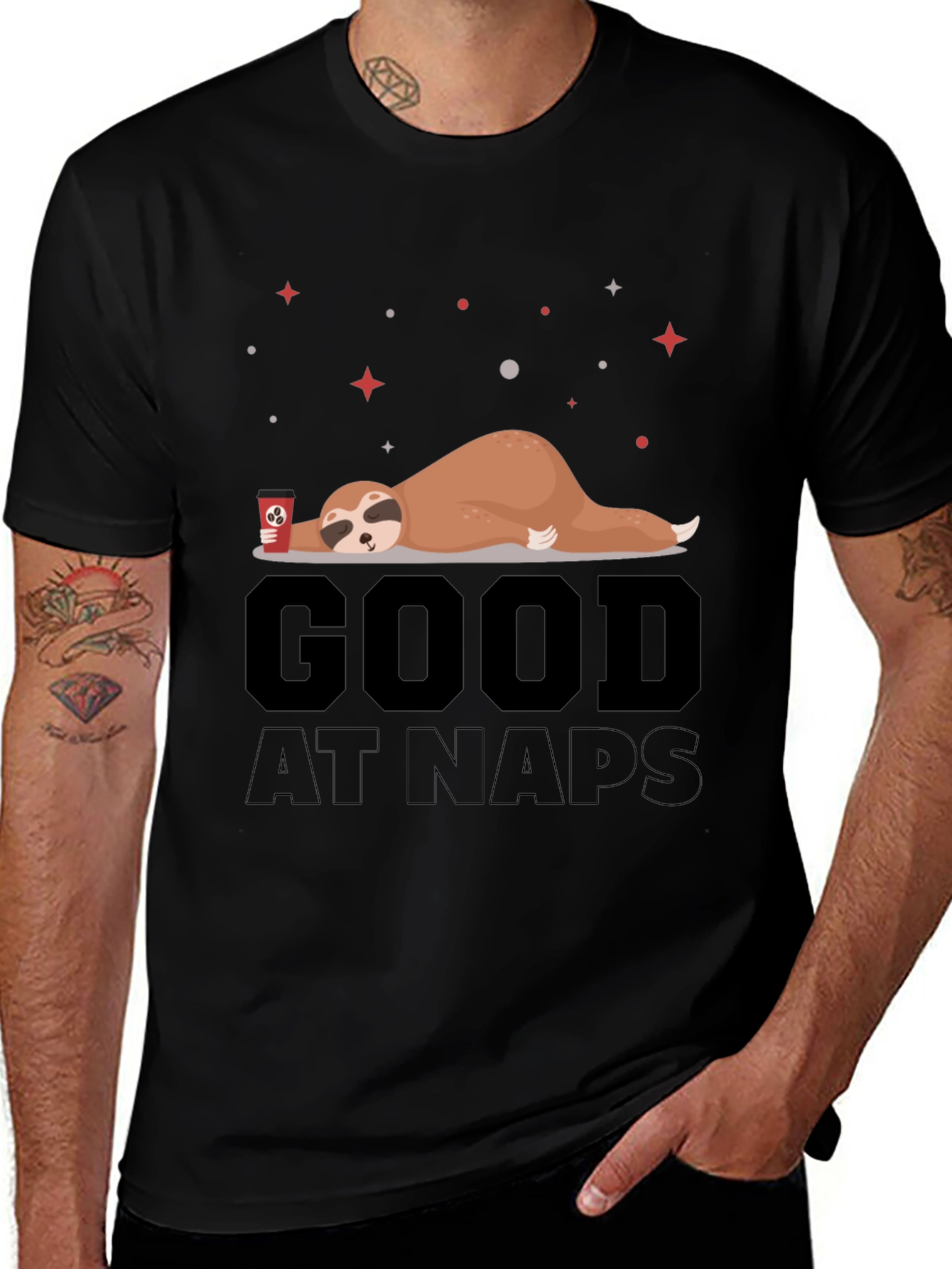 Good at Naps Sloth T-Shirt - Lazy Days Comfort