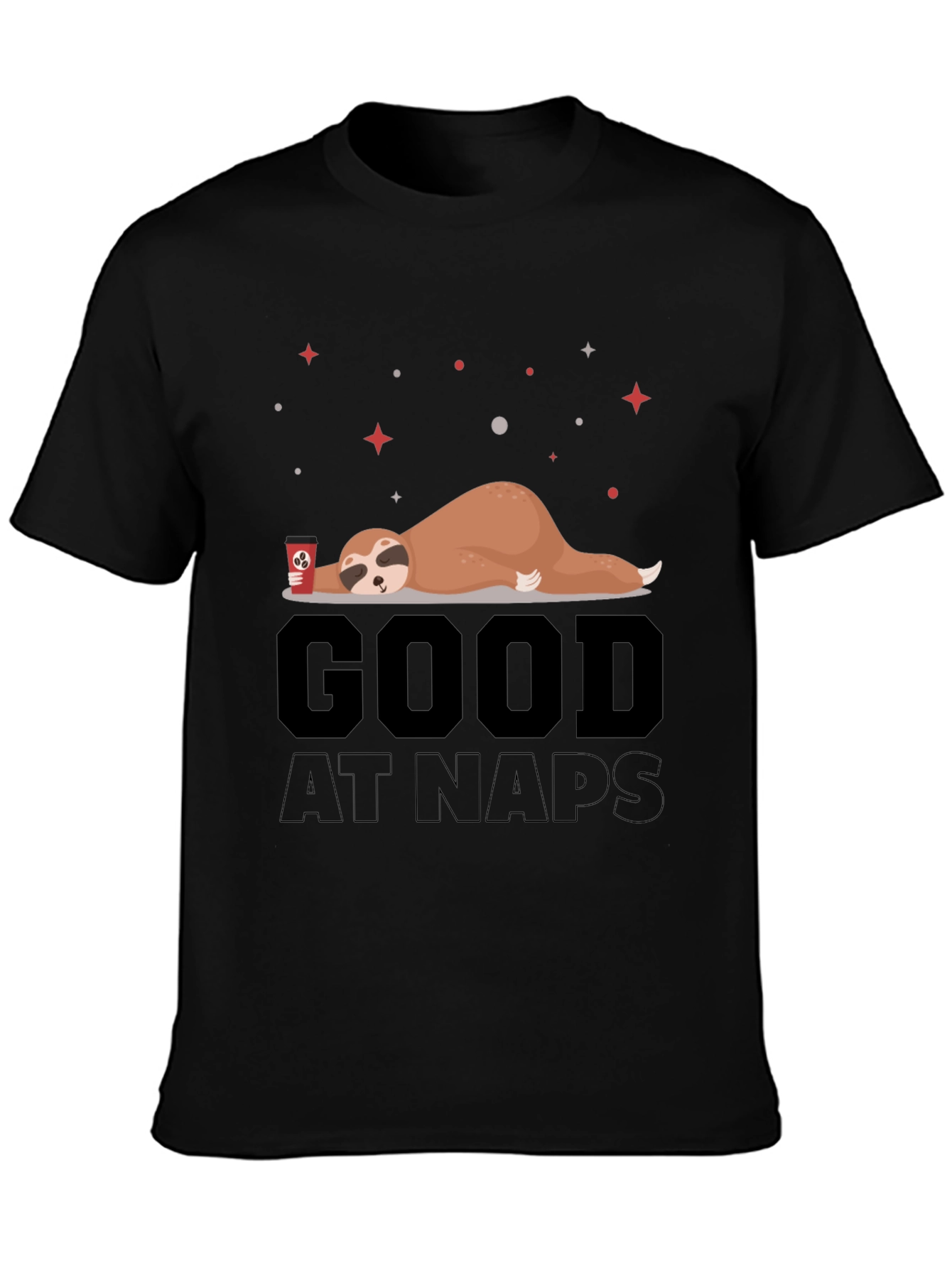 Good at Naps Sloth T-Shirt - Lazy Days Comfort
