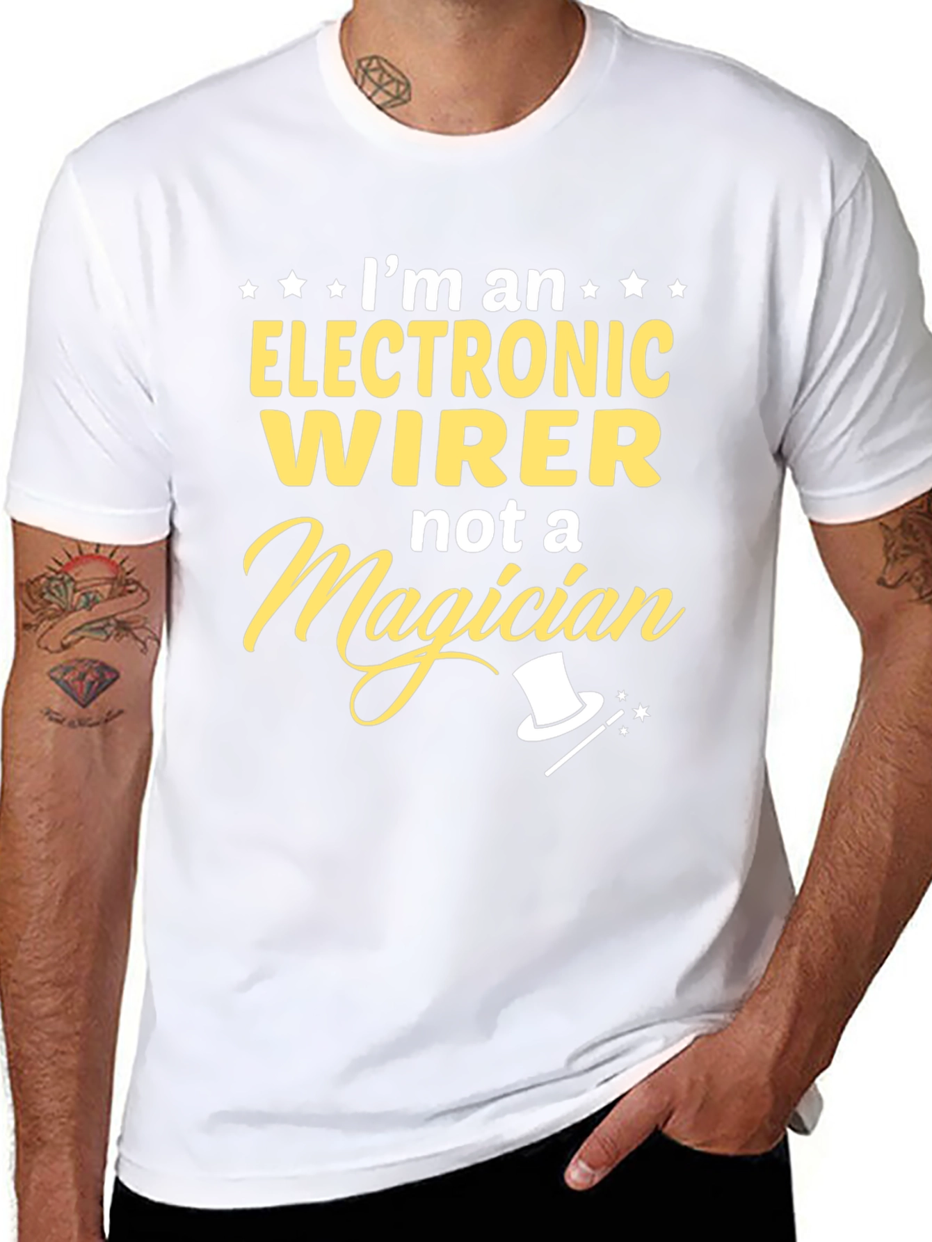 Electronic Wirer Not A Magician T-Shirt