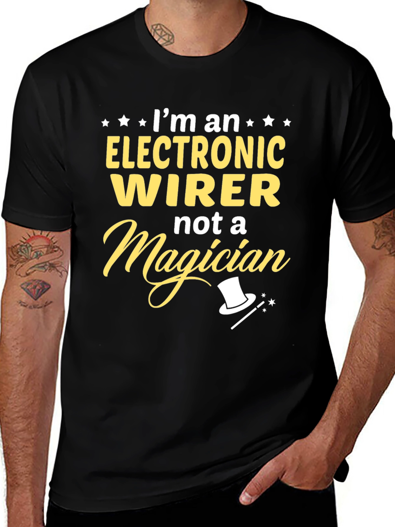 Electronic Wirer Not A Magician T-Shirt