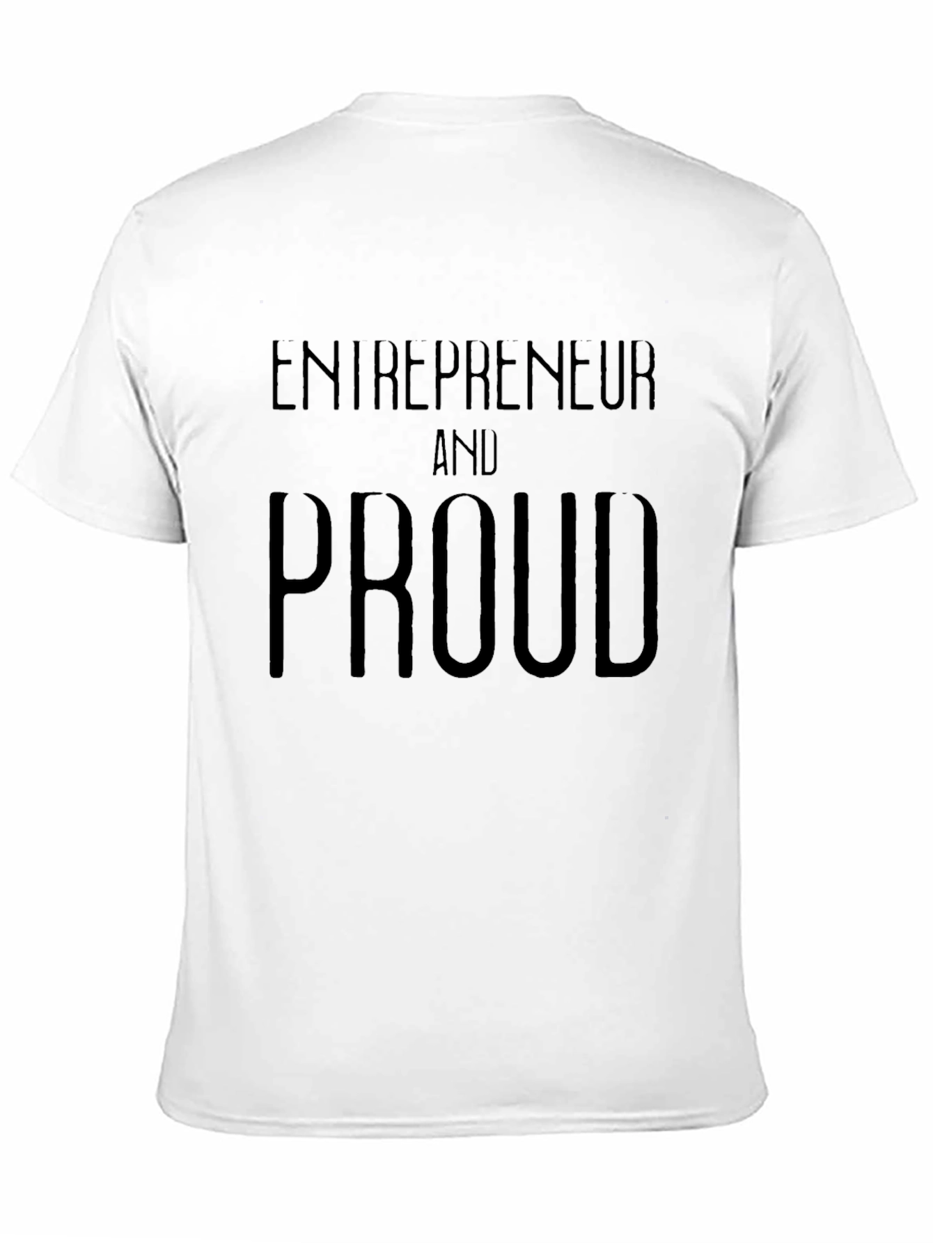Entrepreneur And Proud Black T-Shirt