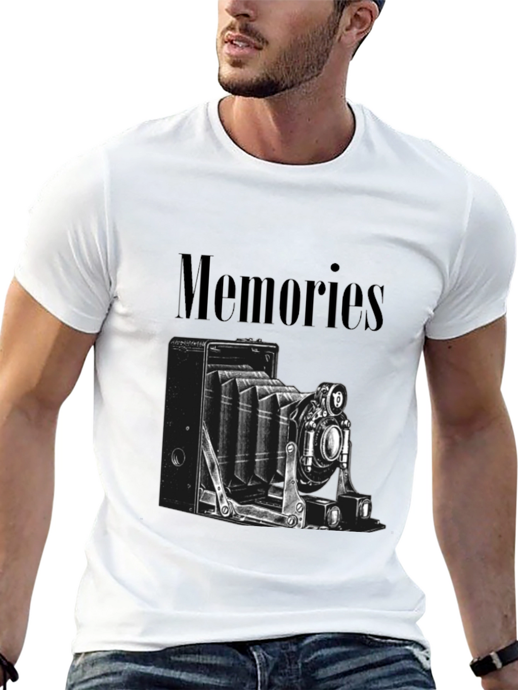Memories Camera Graphic T-Shirt - Unisex