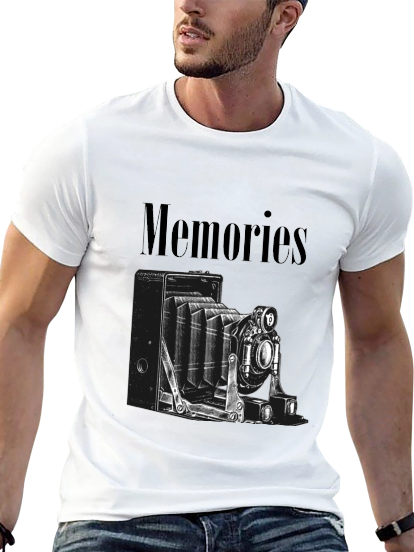 Memories Camera Graphic T-Shirt - Unisex