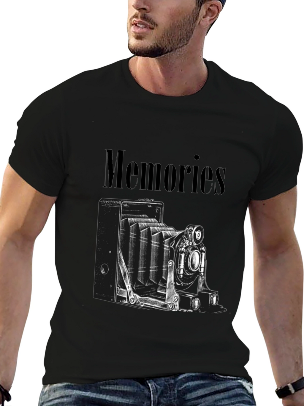 Memories Camera Graphic T-Shirt - Unisex