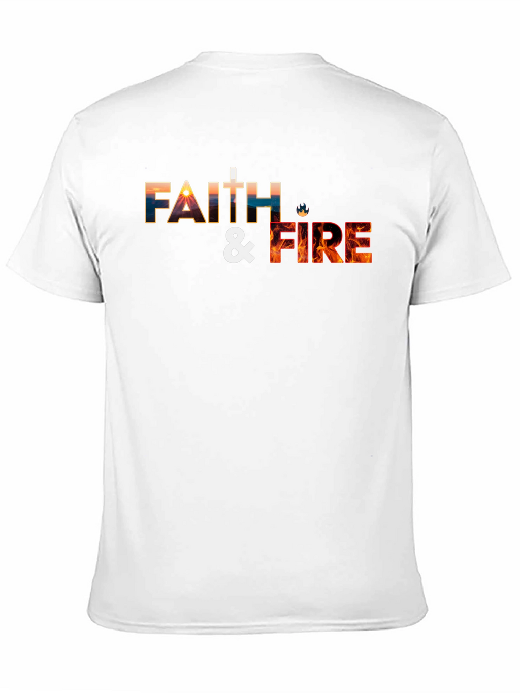 Faith & Fire Graphic Tee - Christian T-Shirt
