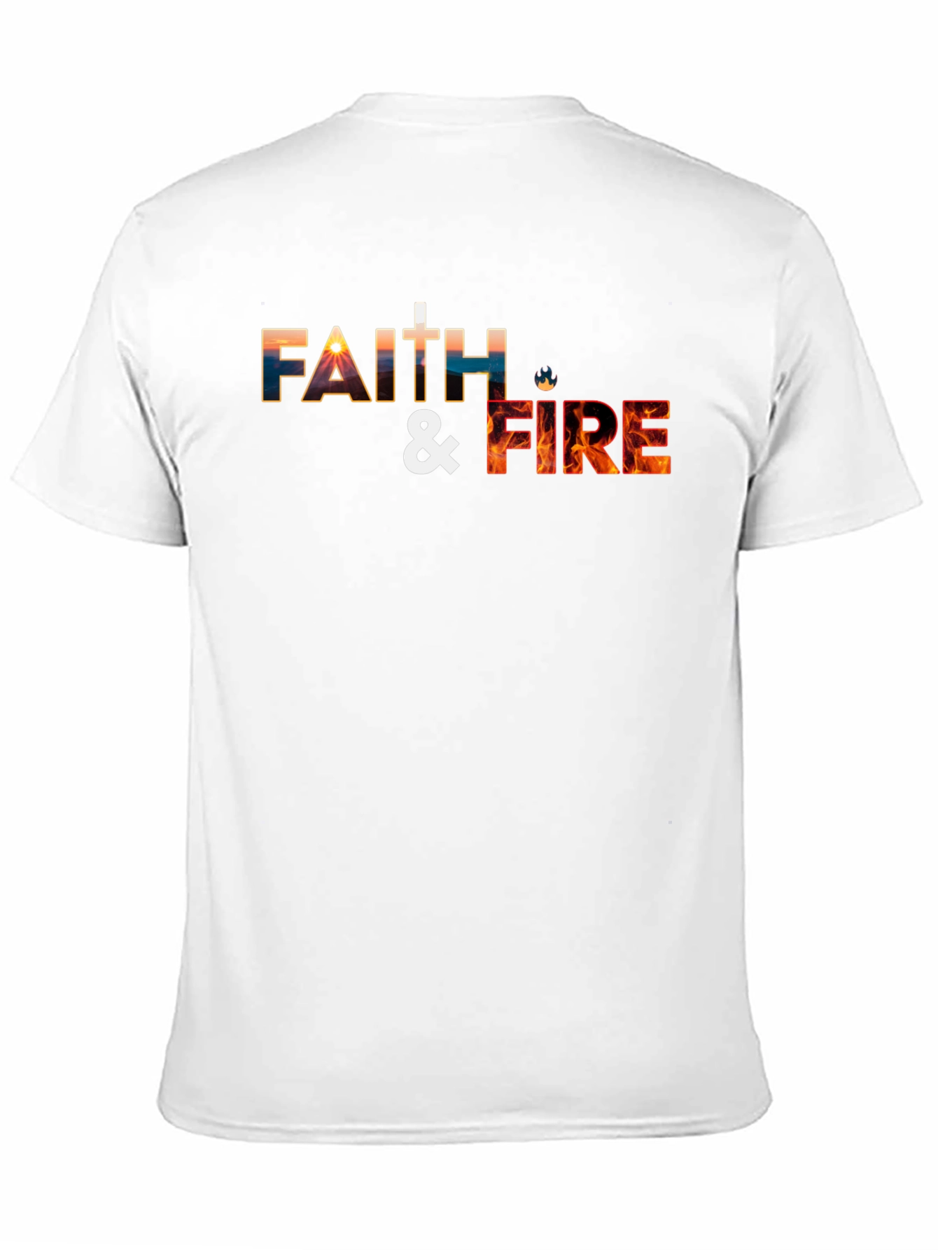 Faith & Fire Graphic Tee - Christian T-Shirt