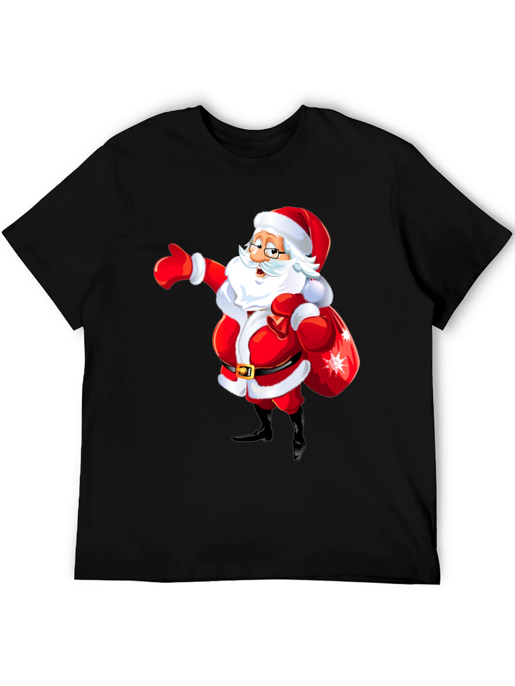 Festive Santa Graphic Tee