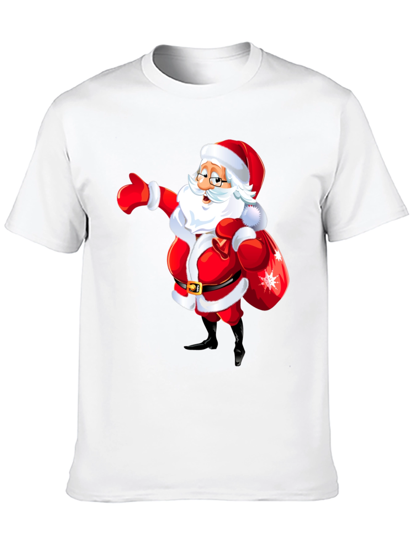 Festive Santa Graphic Tee