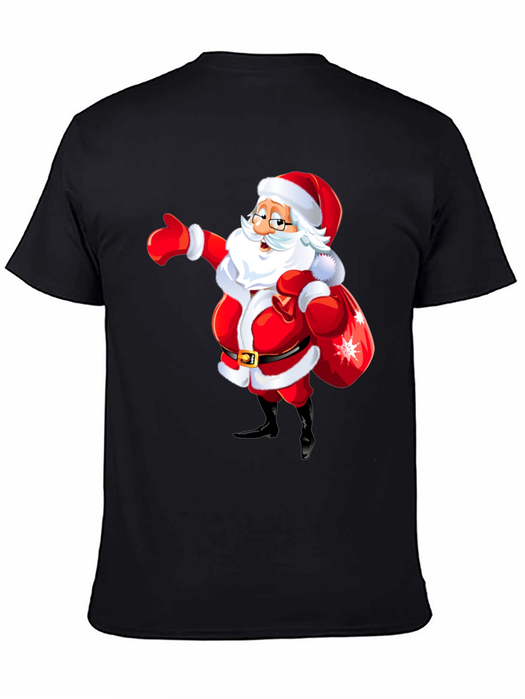 Festive Santa Graphic Tee