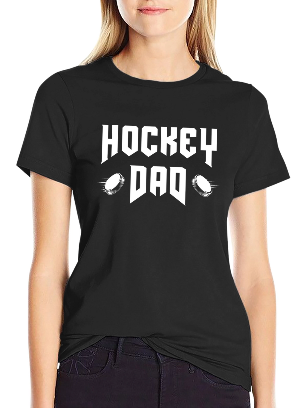 Hockey Dad T-Shirt - Sporty Fathers Day Gift