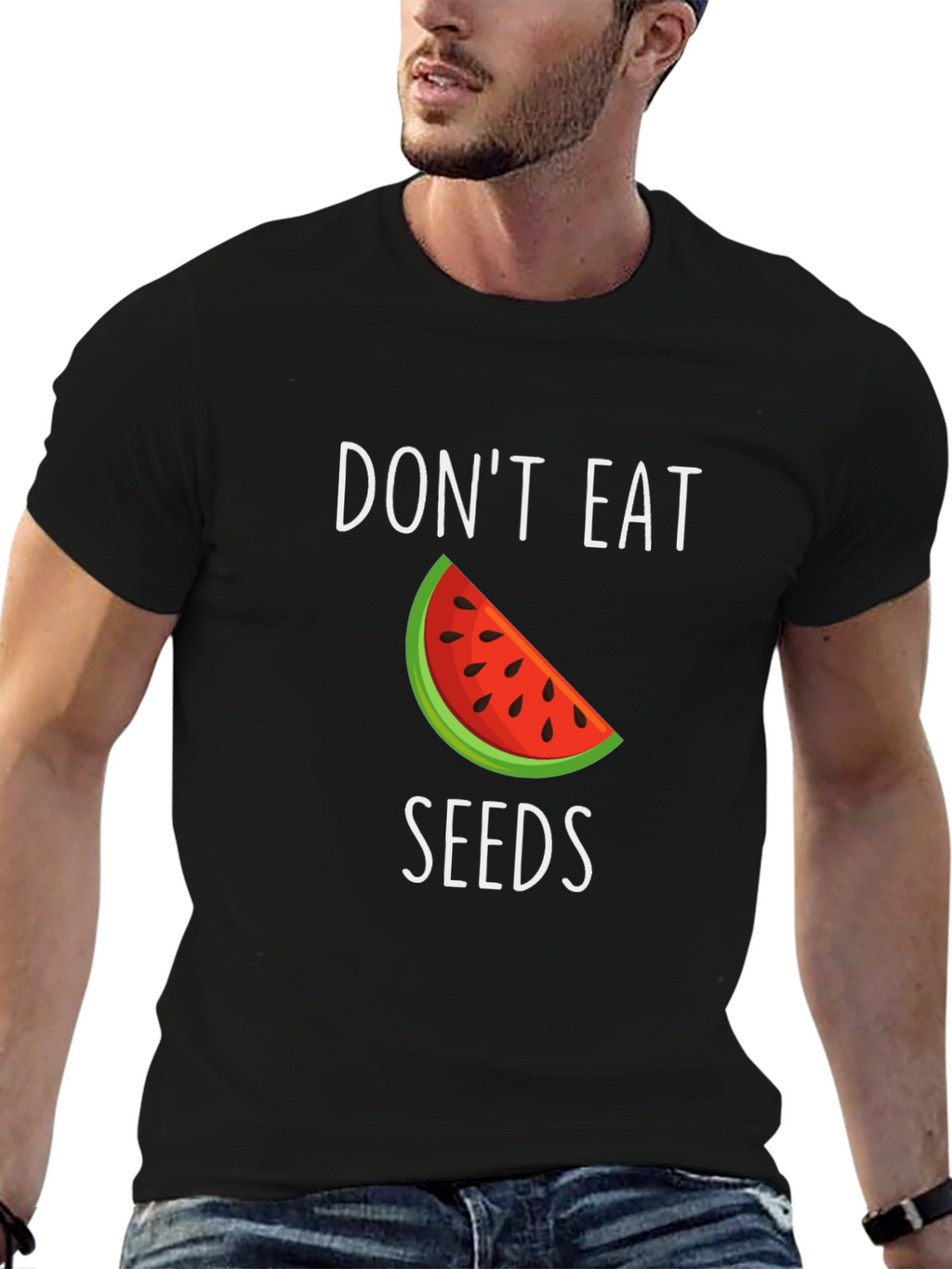 Dont Eat Seeds T-Shirt - Watermelon Design