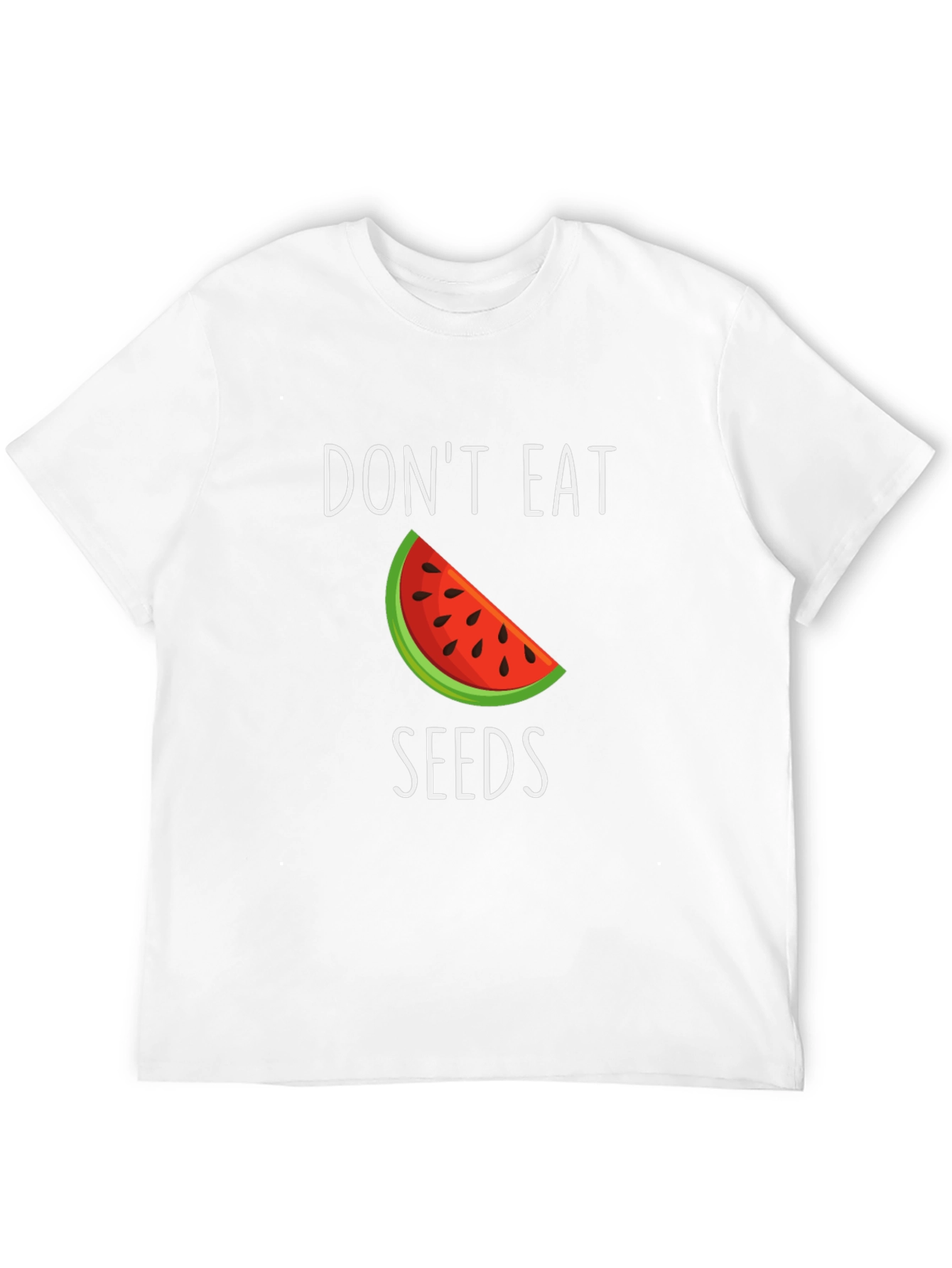 Dont Eat Seeds T-Shirt - Watermelon Design
