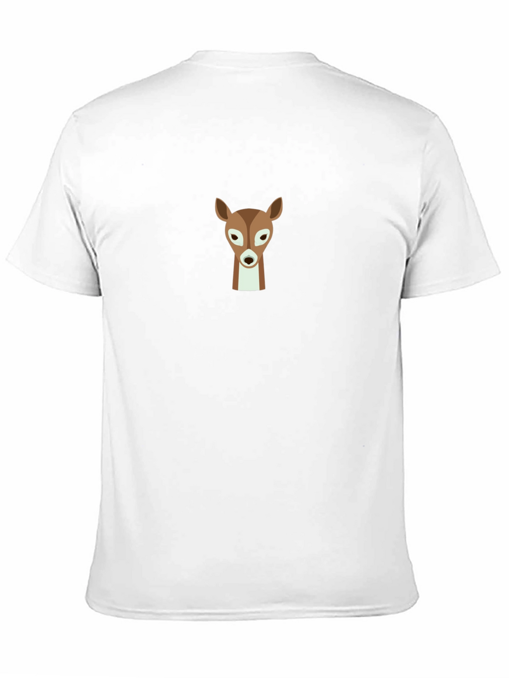 Deer Graphic Black T-Shirt - Classic Crew Neck