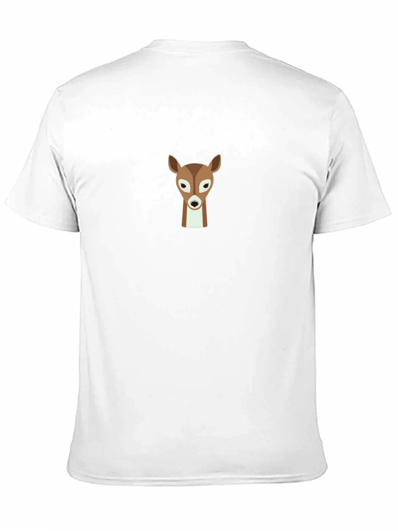 Deer Graphic Black T-Shirt - Classic Crew Neck